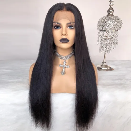 100% Raw Natural Look Pre Plucked Swiss Transparent Lace Front Wig With Baby Hair Premium Brazilian Hd Human Hair Lace Front Wig