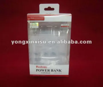 Smart Phone Case held by Custom Printed Colorful Plastic Packaging Box