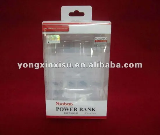 Custom Printed Color Plastic Packaging Box for Smart Phone Case