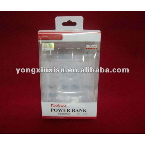 Smart Phone Case held by Custom Printed Colorful Plastic Packaging Box