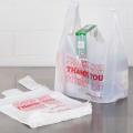Custom Printing Biodegradable LDPE T-Shirt Vest Carrier Handle Shopping Bag