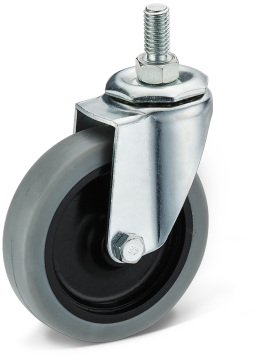 Heavy Duty PVC Caster With Side Brake