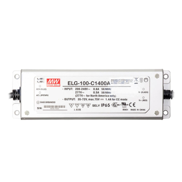 Mean Well CE CB TUV EMC ROHS 100W 1400mA LED Power Supply ELG-100-C1400A