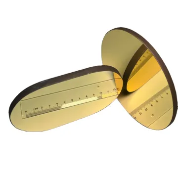 Infrared Mirror: Gold Coated Quartz Glass Flat Sheet for Reflective Silicon Crystal Furnace Window