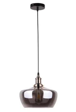 Post Modern Gray Glass Shade Indoor Hanging Lamp