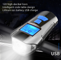 Luce anteriore ricaricabile in bicicletta USB luminosa