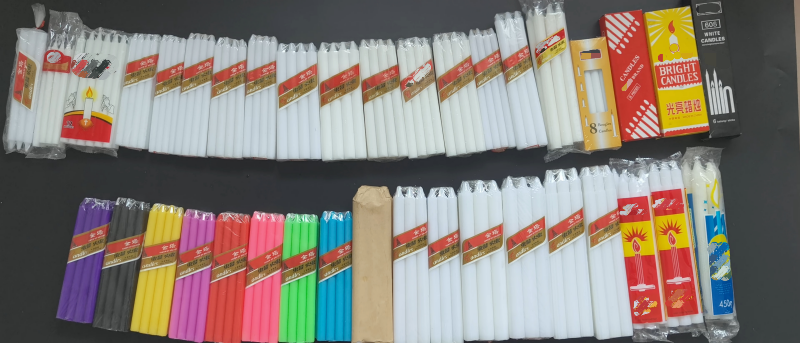 China zhongya candle factory can do different candles based on your needs.