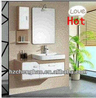Water prooft Modern Pvc Bathroom Cabinet