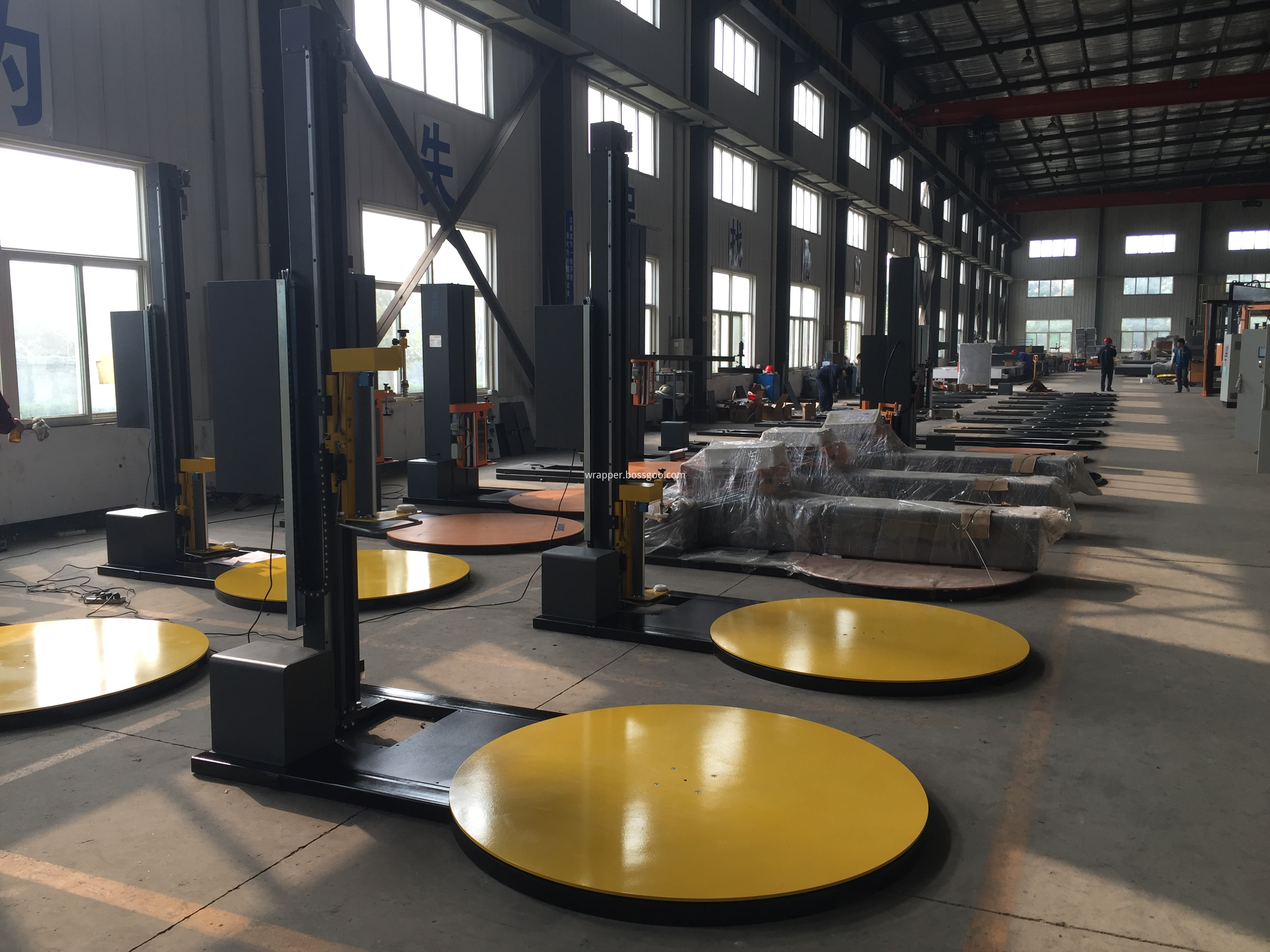 Wrijvingsrekwikkel en pre-stretch wrapper friction stretch wrapper & pre-stretch wrapper