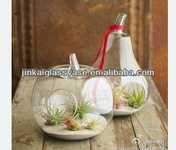 clear glass hurricane vases