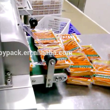 Bacon Frozen Hirisan Mesin Pembungkusan Vakum Thermoforming dengan Filem Fleksibel