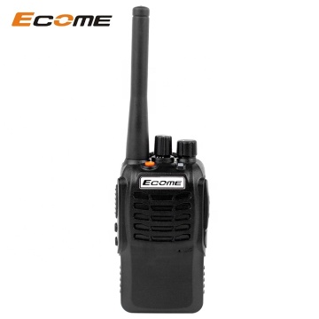 ECOME ET-518 Rugged Rechargeable Small Two Way Radio 5km Long Range Wireless Outdoor Walkie Talkie