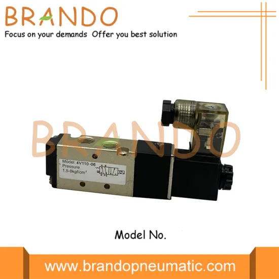 4V110-06 1/8'' Terminal 5/2 Way Pneumatic Solenoid Valve