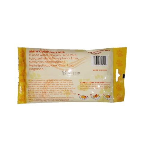 OEM Pets Hygienic Antibacterial Wet Wipes