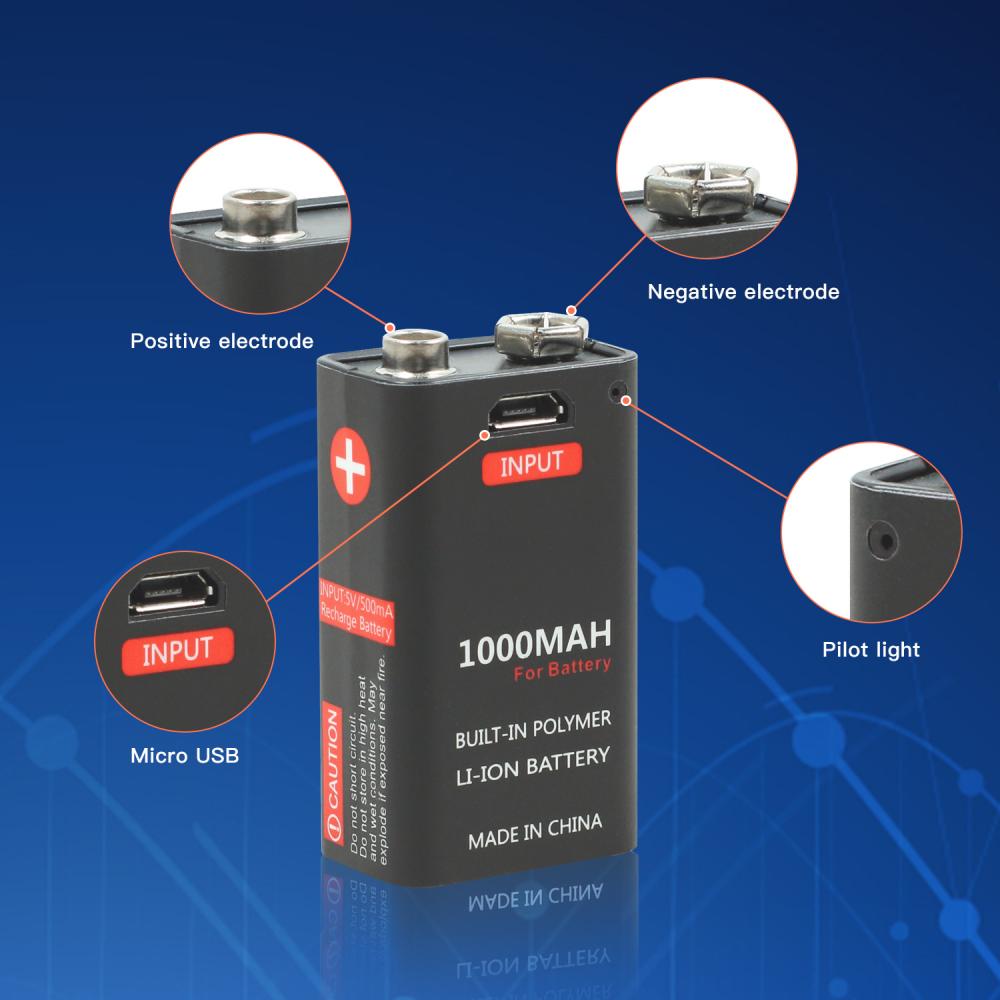 9V li-ion battery