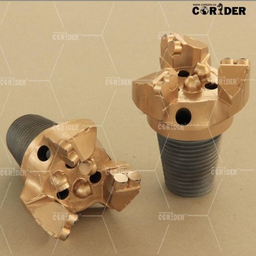 108mm PDC drag bits with 3 blades