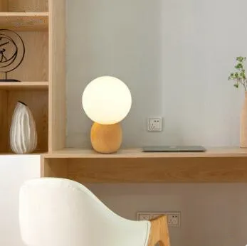 Modern Glass Lampshade Hotel Led Desk Lamp