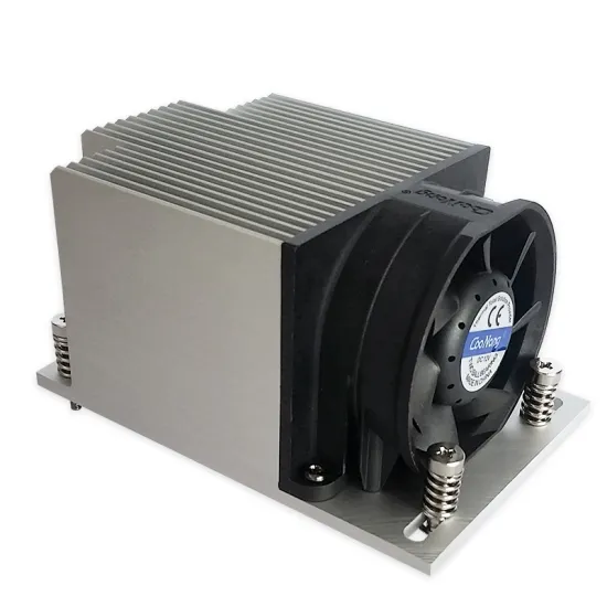 CPU cooler 2U pure aluminum active side blowing