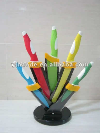 knife set color blade
