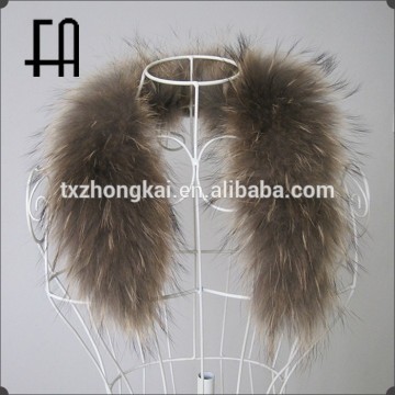 Factory direct wholesale price chinese raccoon fur trim for hood