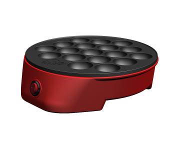 Hot Selling 700W Round Round Nonticle Mini Popcake Grill - tamanho 8.5 '' com botão On/Off