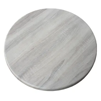 Modern Fast Food Restaurant Furniture with Marble and Wood Finish