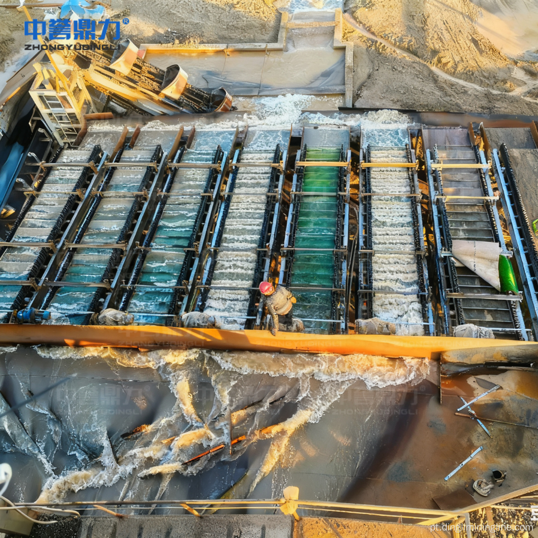 Planta CIP eficiente de extração de ouro de 180 TPH