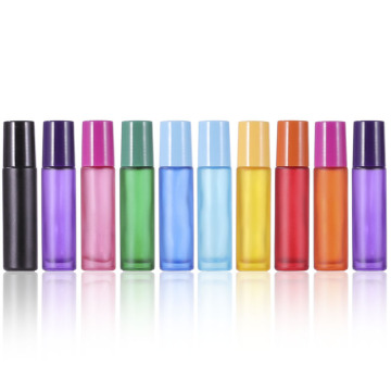 Frosted 10ml Essential Oil Roll On Bottle