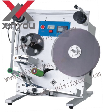 TB-280 Semi-automatic Round Bottle Cylinder Labeling Machine with Printer