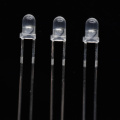 3mm diffuse gelbe Durchgangsloch-LED 590nm