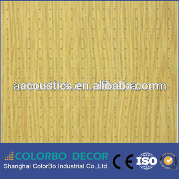 Good perforated wooden timber acoustic panel board