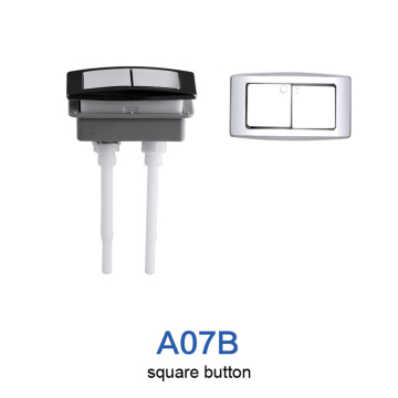 High Standard Chrome Square Toilet Push Button