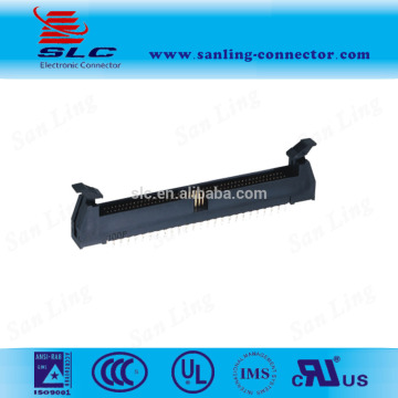 1.27x2.54mm 10P~100P Ejector Header connector,Straight,height20.3mm,black