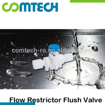 RO Water System Parts / Flush Ball Valve + Flow Restrictor