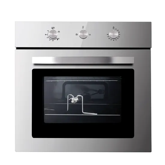 Stainless Steel Built-In Gas and Electric Ovens for Pizza and Cakes
