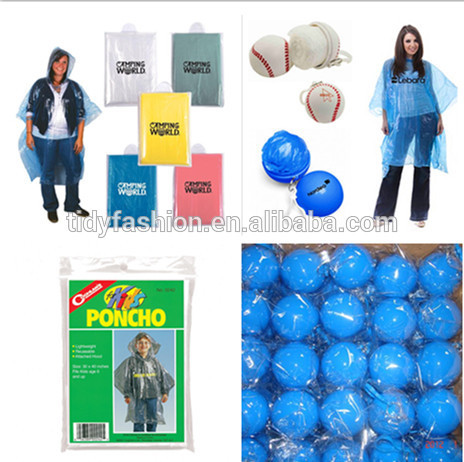 Disposable Women PE Poncho For Sale Promotion