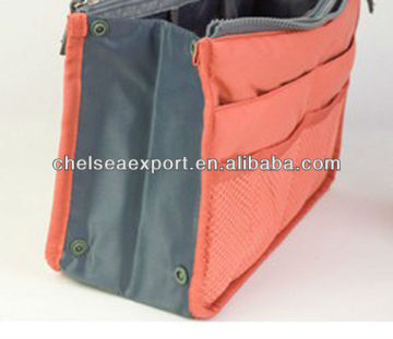 double deck clear polyester ladies makeup bag