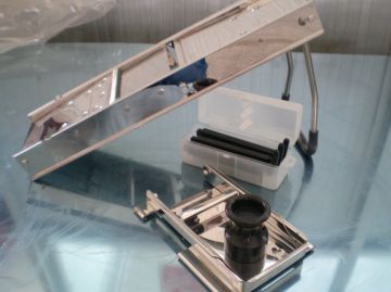 Qvc-2 Stainless Steel 3 Cutters Mandolin Vegetable Slicing Machine For Carrot, Cabbage