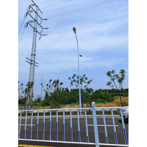 Galvanized lamp pole steel street light pole