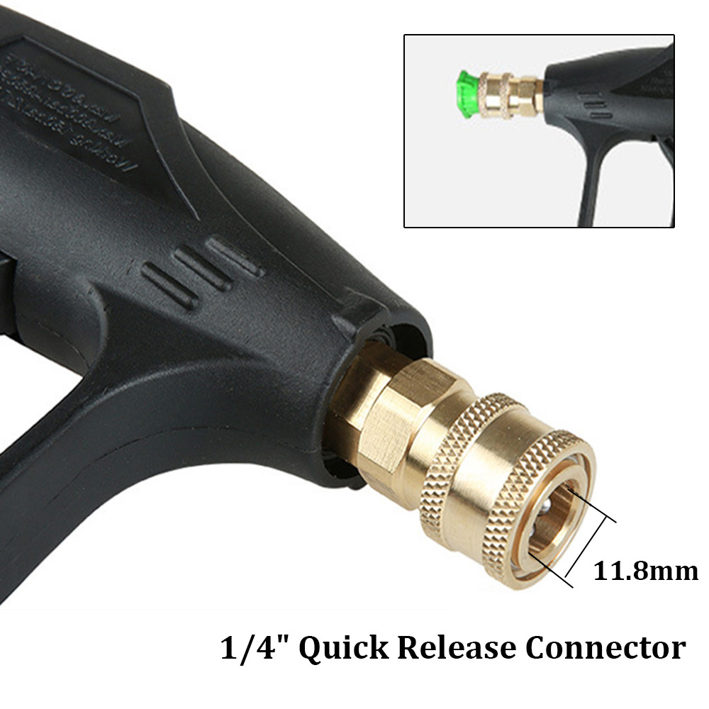 Pistola per lavatrice per auto a pressione pistole d'acqua ad alta pressione 1/4 "ugelli a spruzzo rapido