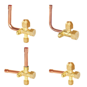 Brass AC Valve for Refrigeration Service - 1/4 to 3/4 Inch Sizes