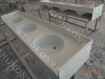 Composite Acrylic Artificial Stone Blue Countertop/vanity Top / Solid Surface Worktop With Oem
