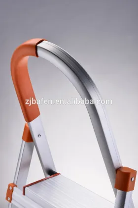 Household aluminum folding ladder,Adjustable decorative step ladders, Multi purpose folding step ladders