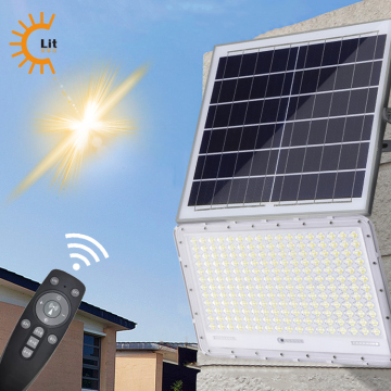 Custom IP65 Waterproof Auto Dusk to Dawn Solar LED Flood Light 100W