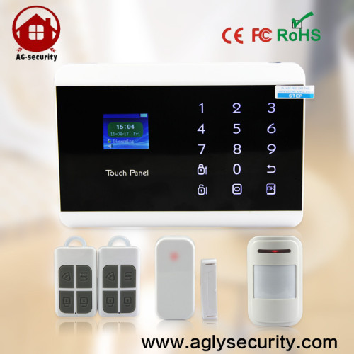 touch screen app & android ios Dual Network home alarm system