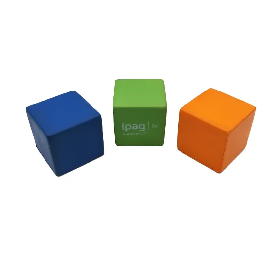 Hot Selling Colorful PU Foam Cubes & Dice: Ideal for Education, Entertainment, and Stress Relief