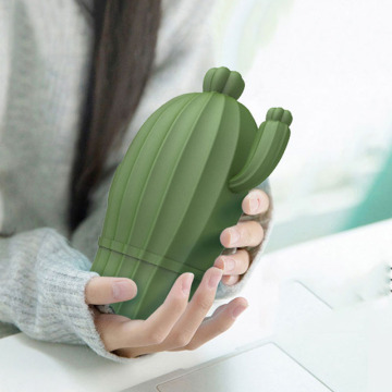 Cute Cactus Shaped Portable Hot Water Bottle for Pain Relief in 2025