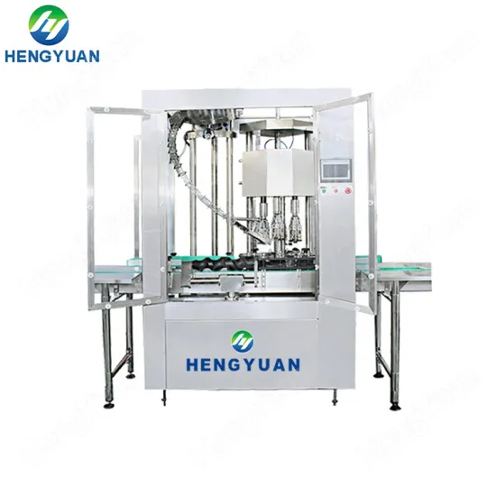 Automatic Rotary Bottles ROPP Aluminium Lid Capping Machine
