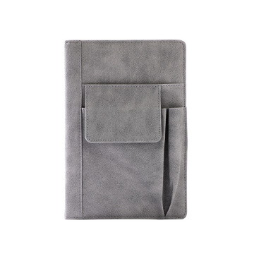 Stock Wholesale A5 Notebook in pelle PU Multifunzionale PU Multifunzionali con tessuto personalizzabile e design in pelle
