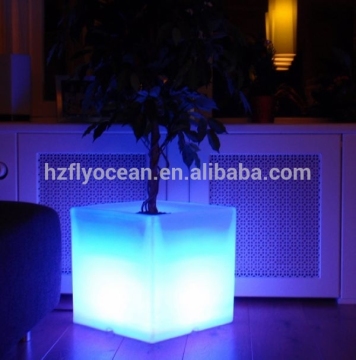 FO-9521 Cubic Outdoor LED Flower Pots for decorate